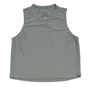 NWOT GOTTEX Textured Stretchy Active Sage Green Tank Top Large